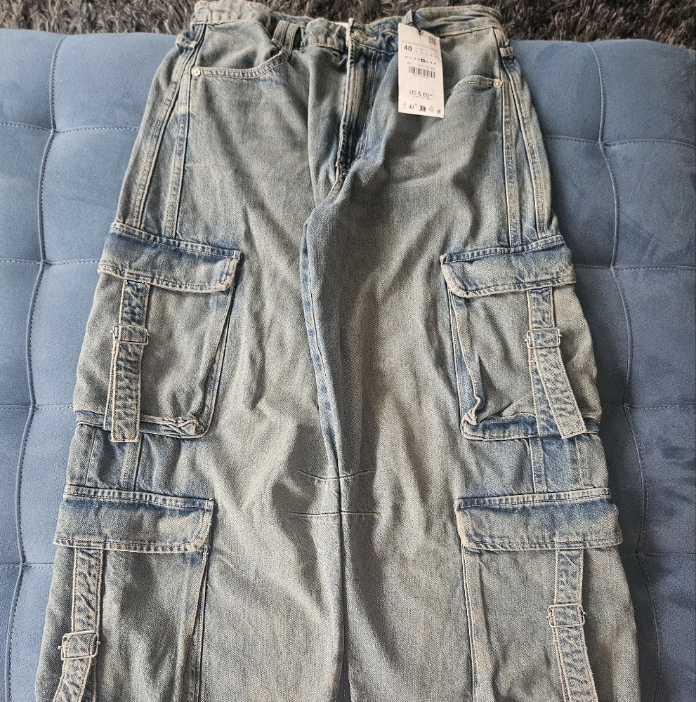 Trendy cargo jeans 👖 😍